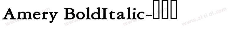 Amery BoldItalic字体转换 Amery BoldItalic字体转换